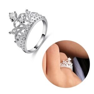 NEW Princess Crown Tiara Ring
